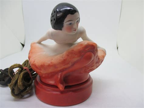 fake fulper perfume lamps|ANTIQUE FULPER ART POTTERY FIGURAL PERFUME LAMP .